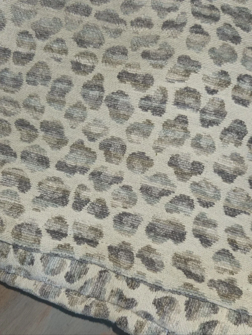 Leopard Print Square Throw Pillow Cover - Beige and Taupe Sey Of 3